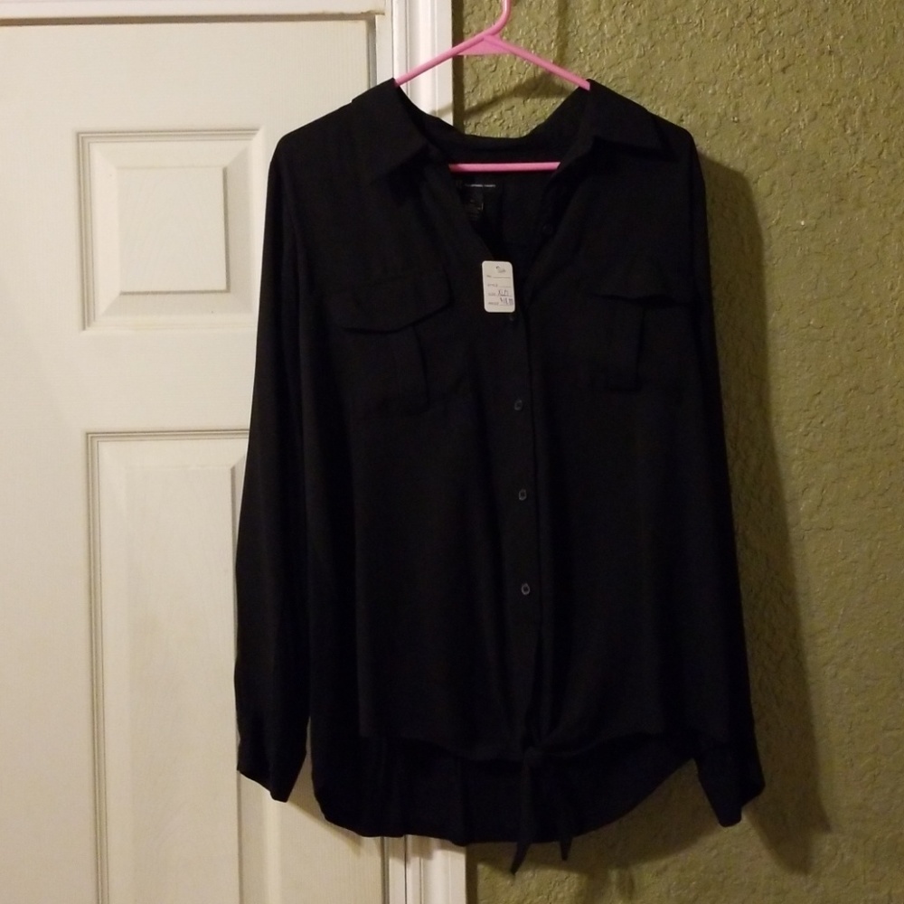 Black Button up